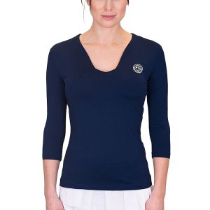 Bidi Badu Crew V-Neck Women's Tennis Longsleeve Top