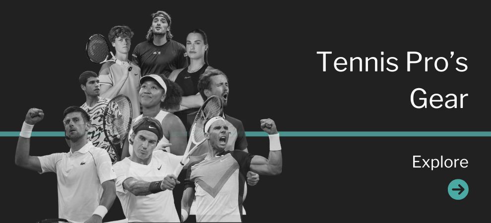 Professional tennis equipment